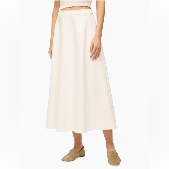 NWT Staud Lighthouse Ponte Skirt in Ivory - Picture 3 of 5
